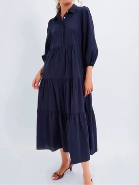 Tuckernuck NWT POMANDER PLACE Navy Mabel Maxi Dress Size XXL